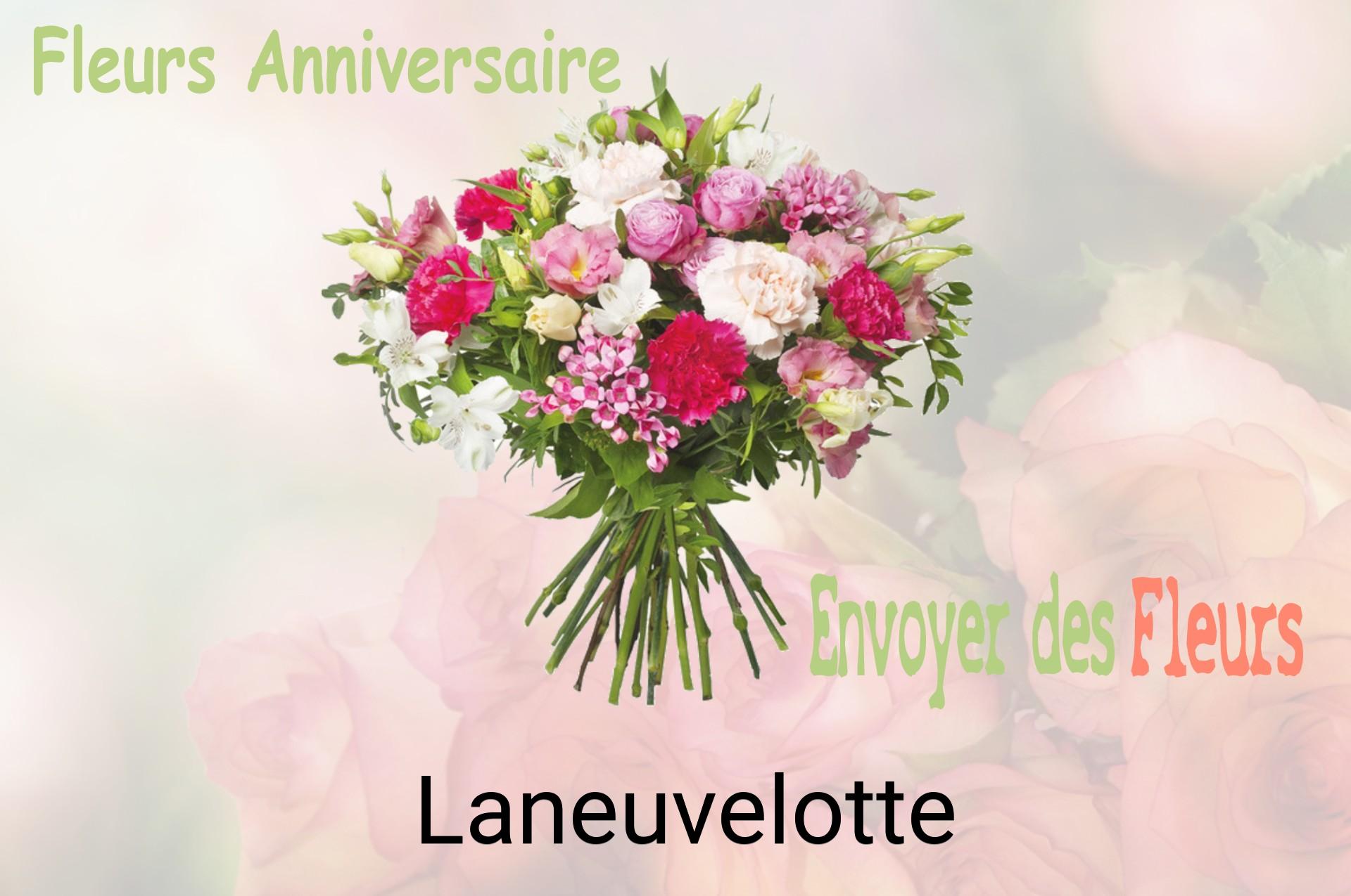 Bouquet de fleurs d’anniversaire livré à Laneuvelotte